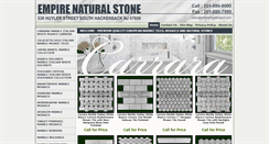 Desktop Screenshot of empiremarbledepot.com